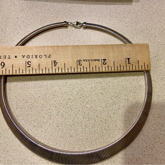 Sterling Silver 925 Omega Necklace 16 inches 🩶 - Picture 9 of 10